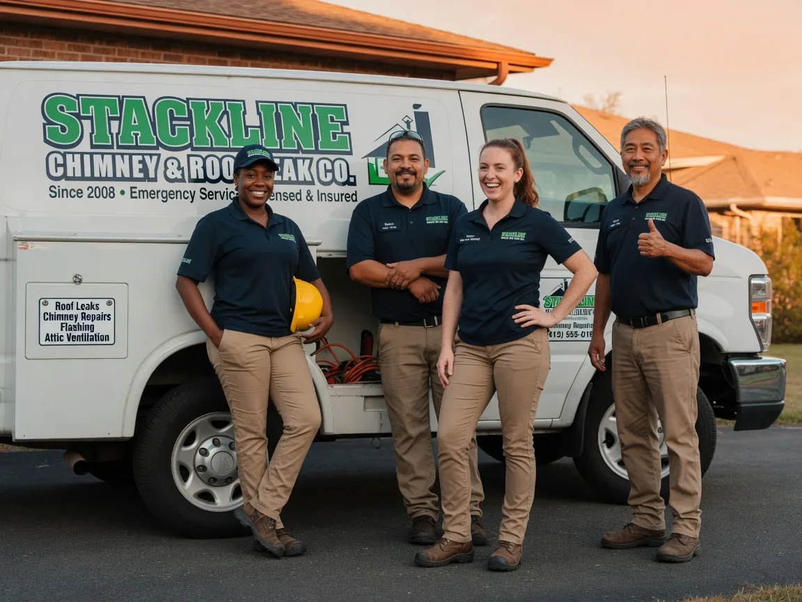 Chimney flashing repair company in Clyde, KS